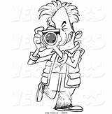 Photographer Coloring Photography Clipart Snappy Drawing Cartoon Vector Pages Designlooter Getdrawings Clip Outline Clipground sketch template
