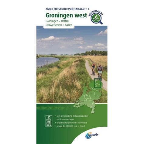 west groningen anwb netherlands bicycle junction map