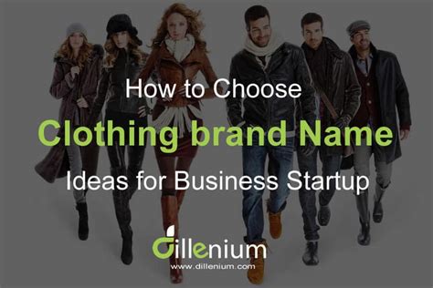 choosing clothing brand names idea  business startup brand names clothing brand clothing