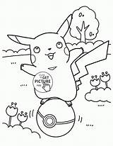 Pokemon Coloring Pages Pikachu Kids Characters Logo Printable Printables Print Colouring Color Wuppsy Sheets Easter Choose Getcolorings Getdrawings Board Colo sketch template
