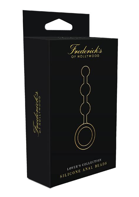 frederick`s of hollywood silicone anal beads black love bound