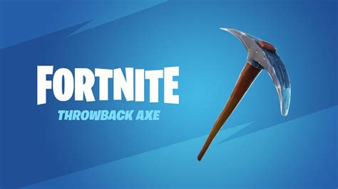 fortnite grab   throwback axe pickaxe   limited time