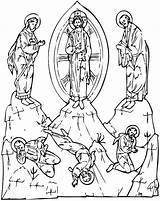 Transfiguration Orthodox Catholic Prayer Teacher Clipground sketch template