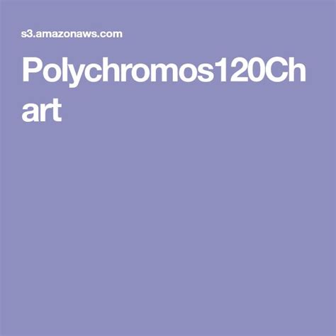 polychromoschart color chart color