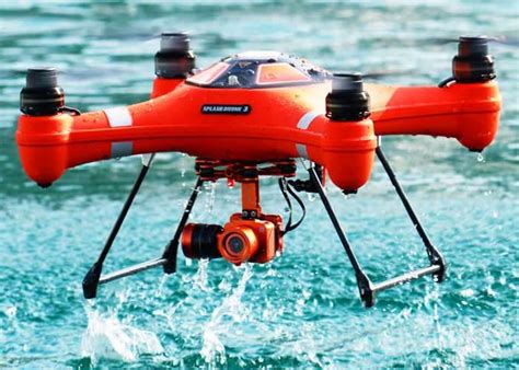 splash drone  fully floating waterproof drone video geeky gadgets