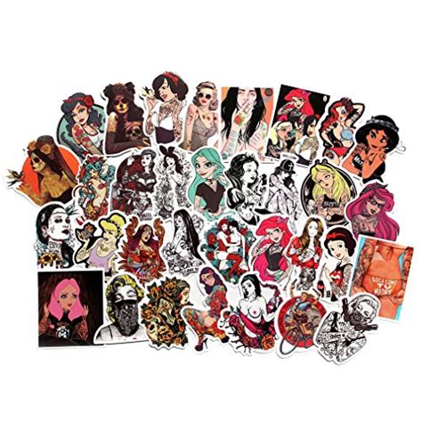 buy sexy stickers tattoo women cartoon princess beauty sticker lady