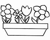 Coloring Pages Spring Flowers Flower Kids Sheets Xyz sketch template