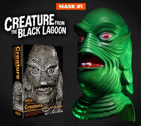 retro style universal monster masks released for halloween