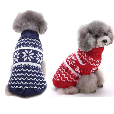 pet clothes christmas sweater dog jaket winter warm winter warm pet dog