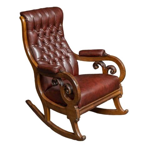 A Superb Victorian Mahogany Rocking Chair Of Much Above Average Quality
