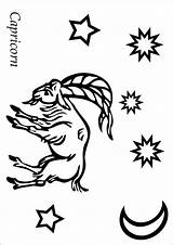 Capricorn Pages Coloring Zodiac Astrology Tattoos Tattoo Designs Libra Signs Cliparts Color Clip Clipart Dominican Sign Chain Dots Complicated Connect sketch template