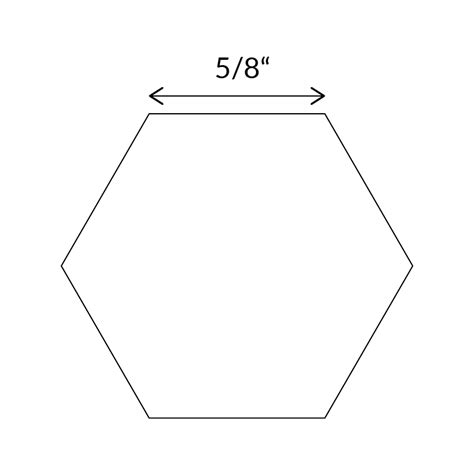 printable hexagons  english paper piecing