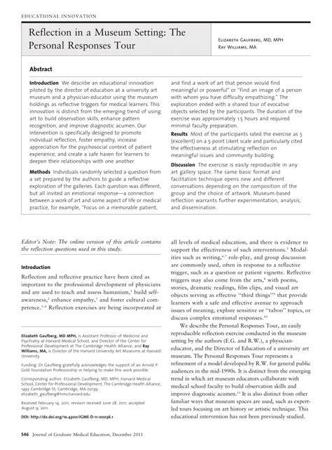 reflection paper  article communication reflection