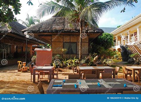 alona kew white beach resort cottage facade  panglao island bohol