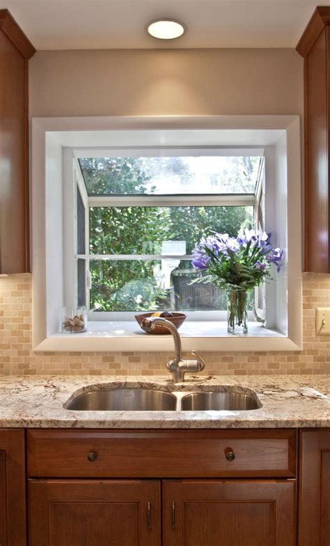 Kitchen Garden Windows Kitchen Traditional with Bianco