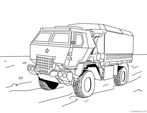 truck coloring pages army truck coloringfree coloringfreecom