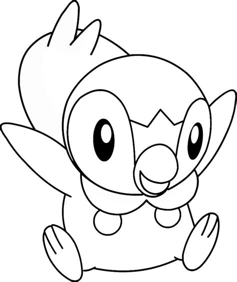pokemon piplup coloring pages   printable coloring pages