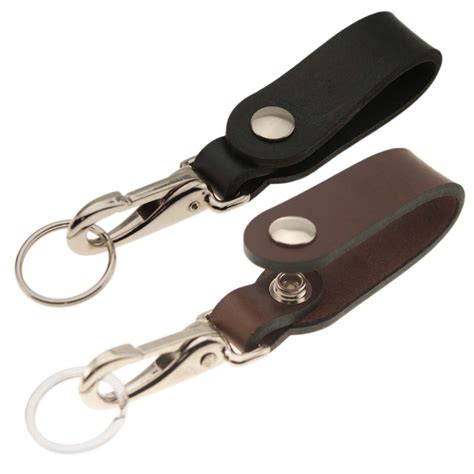 leather belt key holder super duty snap open