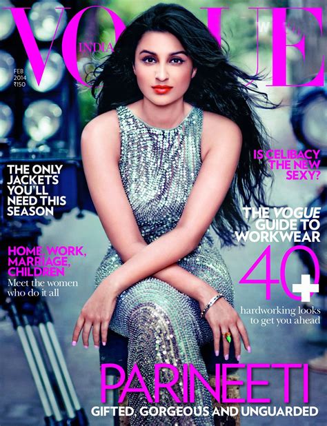 Bollywood Hot Parineeti Chopra Latest Vogue Magazine Photoshoot Stills
