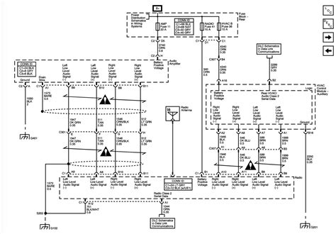 wiring diagram   gmc envoy slt stereo  slt bose stereo system