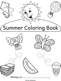 summer coloring pages  printable activities