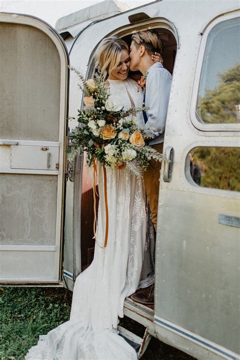 Vintage Fall Same Sex Wedding Inspiration Wedding And Party Ideas 100