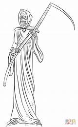Reaper Grim Tod Sans Ausmalbild Designlooter sketch template
