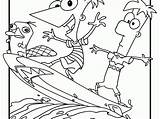 Coloring Ferb Phineas Pages Perry Colorpages Print Network July Cartoon Comments sketch template