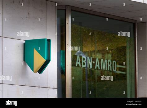picture   sign   logo  abn amro   main agency  maastricht netherlands