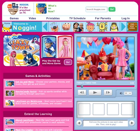 Image Nickelodeon Nick Jr Lazytown Lazy Town Noggin Com