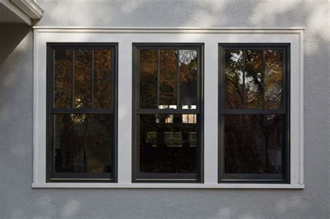andersen  series woodwright insert double hung replacement window  black exterior