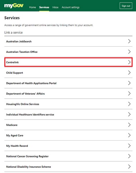 Mygov Help Link A Service Using A Linking Code Services Australia