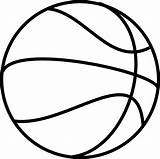 Basketball Coloring Clip Book Vector Clipart Ball Clker Pages Basket Large sketch template