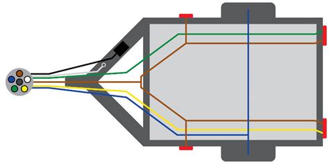 wiring diagram   trac dump trailer wiring flow