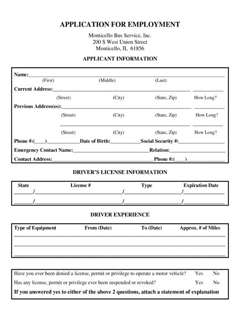 driver application fill  printable fillable blank sign
