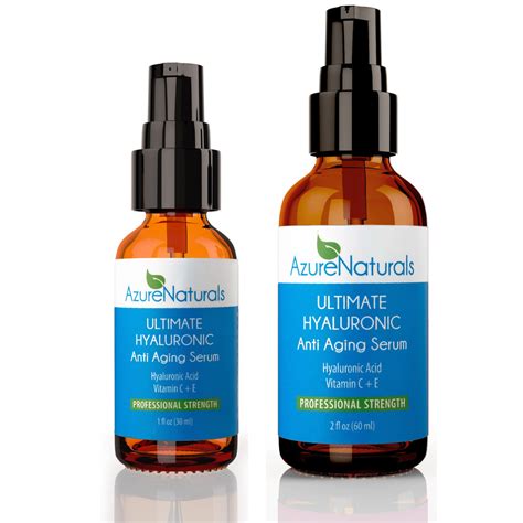 hyaluronic anti aging serum azure naturals
