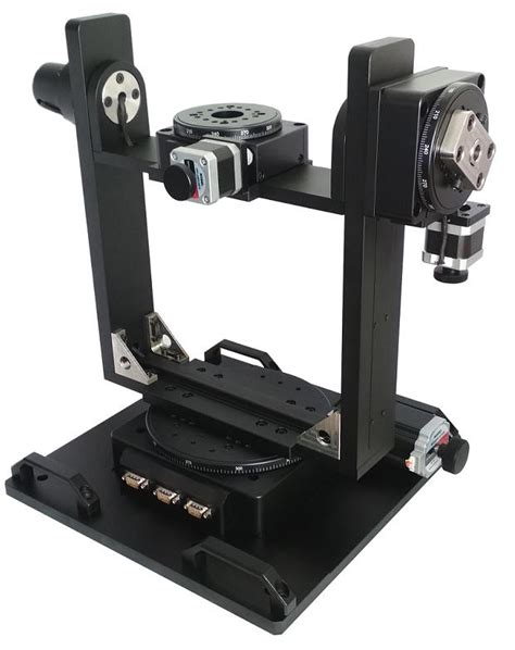 motorized  axis gimbal system azimoth elevation  roll yaw pitch roll axes