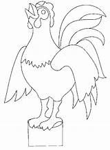 Colorat Cocos Hahn Planse Imagini Coq Gaina Rooster Animale Cocosi Kury Fise Coloriage Coloriages Koguty Kurczaczki Kolorowanki Animaux Vizite Voturi sketch template