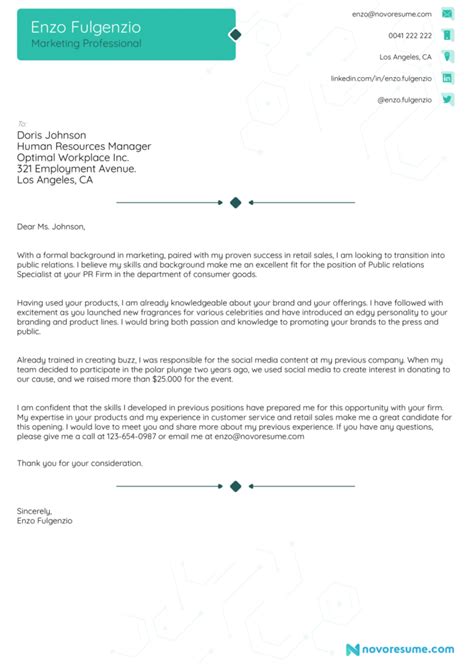 tips  formatting  effective cover letter  examples apptree