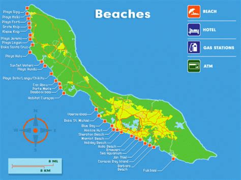 curacao hotels map share map