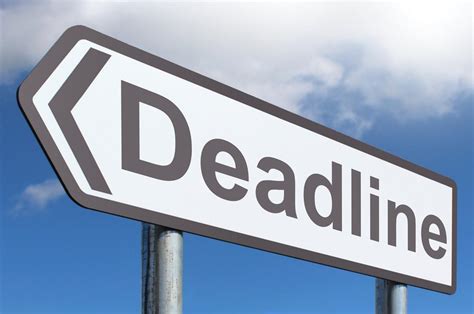 deadline   charge creative commons highway sign image