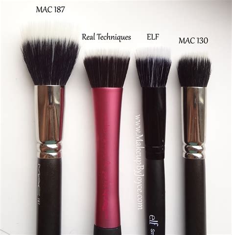 makeupbyjoyce review comparison elf studio brush
