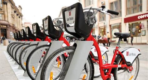 electric bikes      city bike rental points