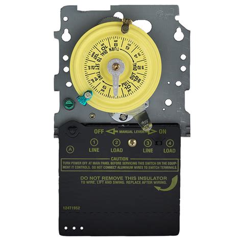 intermatic  series  amp   volt dpst  hour mechanical time switch mechanism