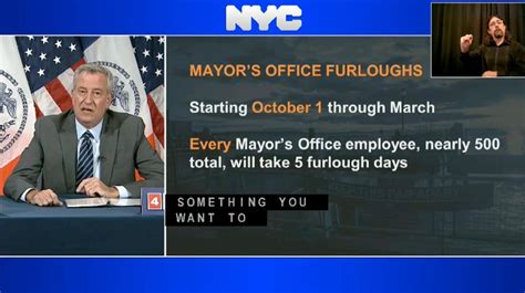 de blasio says he and nearly 500 employees in his office to take