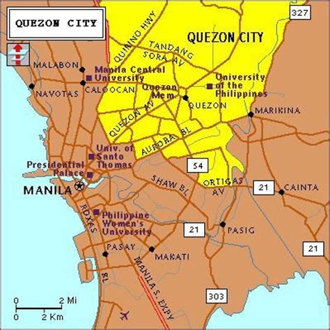 quezon city map philippines