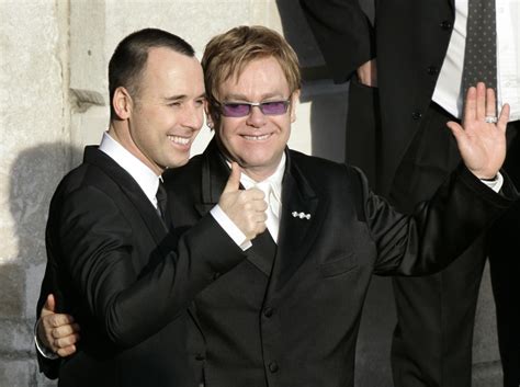 Elton John David Furnish Marry In England Portland Press Herald