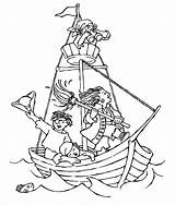 Kleurplaat Piratenschip Piratenboot Piraten Piraat Kleurplaten Kinderen Willem Woeste Flevoland sketch template