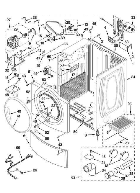 kenmore elite dryer parts diagram  wiring diagram