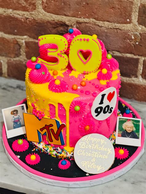 mtv 90 s birthday cake huascar and company bakeshop